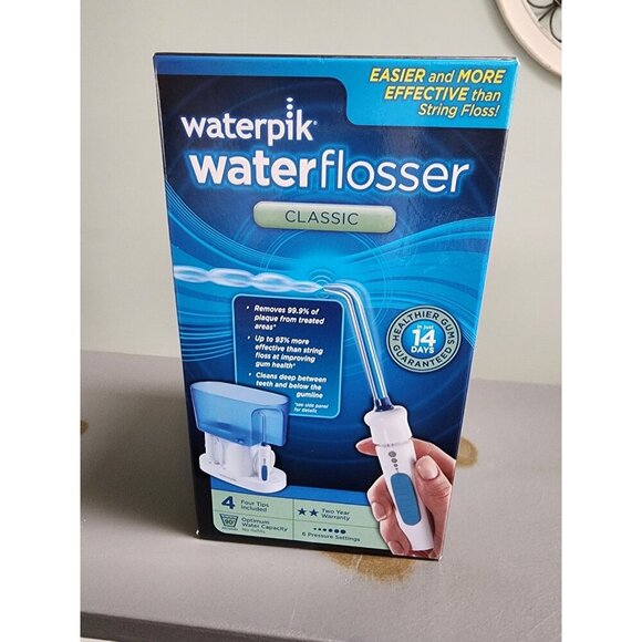 Waterpik Other - Waterpik Classic Waterflosser WP-65C 4 Tips 6 Pressure Settings NIB